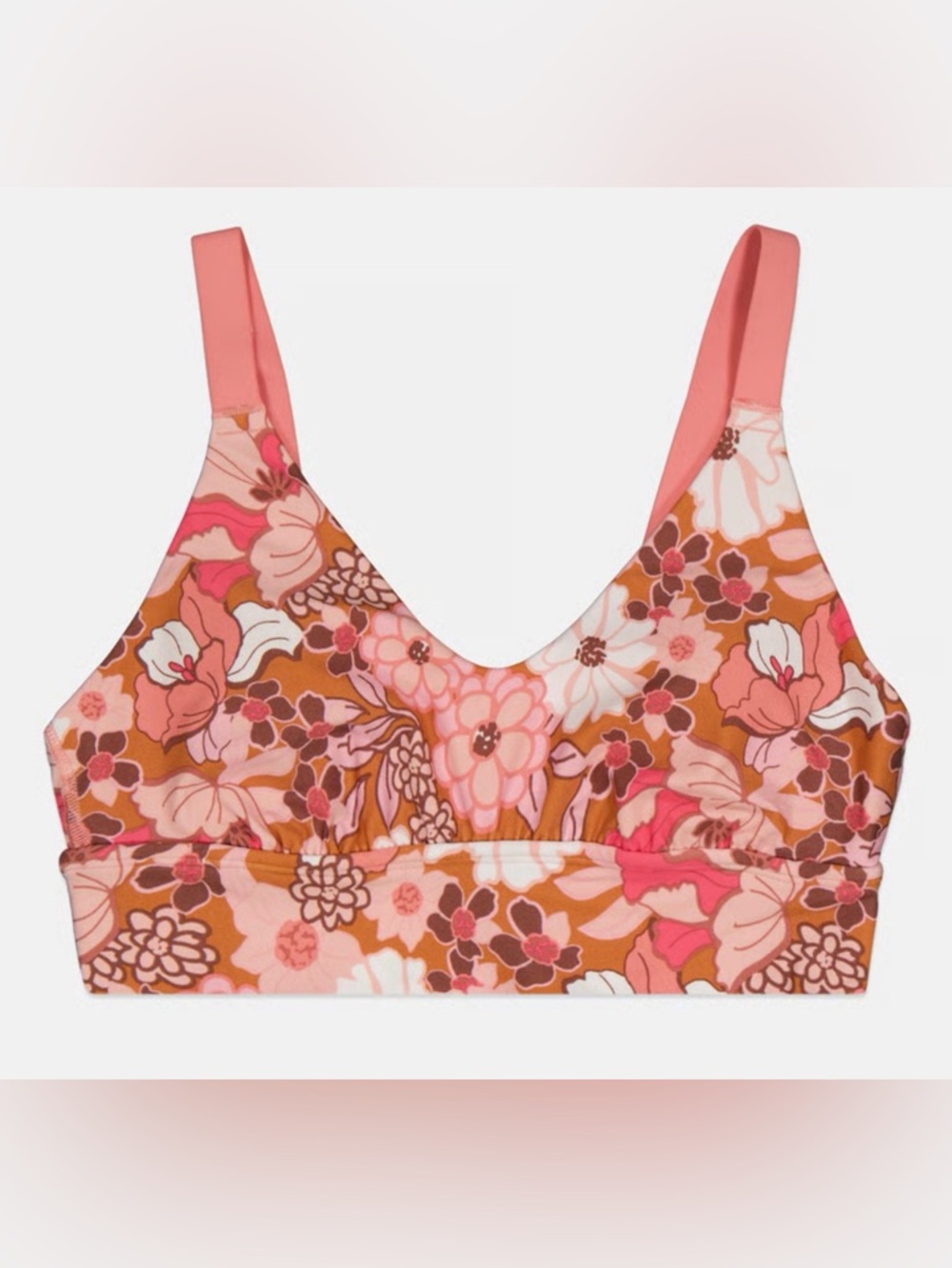 NWOT Aerie OFFLINE real me Stretch Floral Sports bra Size Small *FLAWS